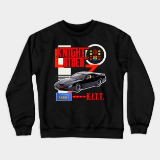 Knight Rider KITT Car Racing Style Design Crewneck Sweatshirt